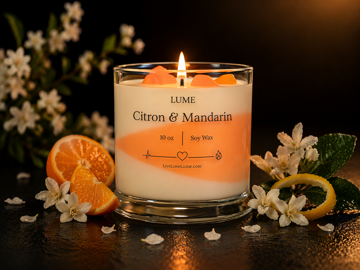 Citron and Mandarin 10 oz Candle